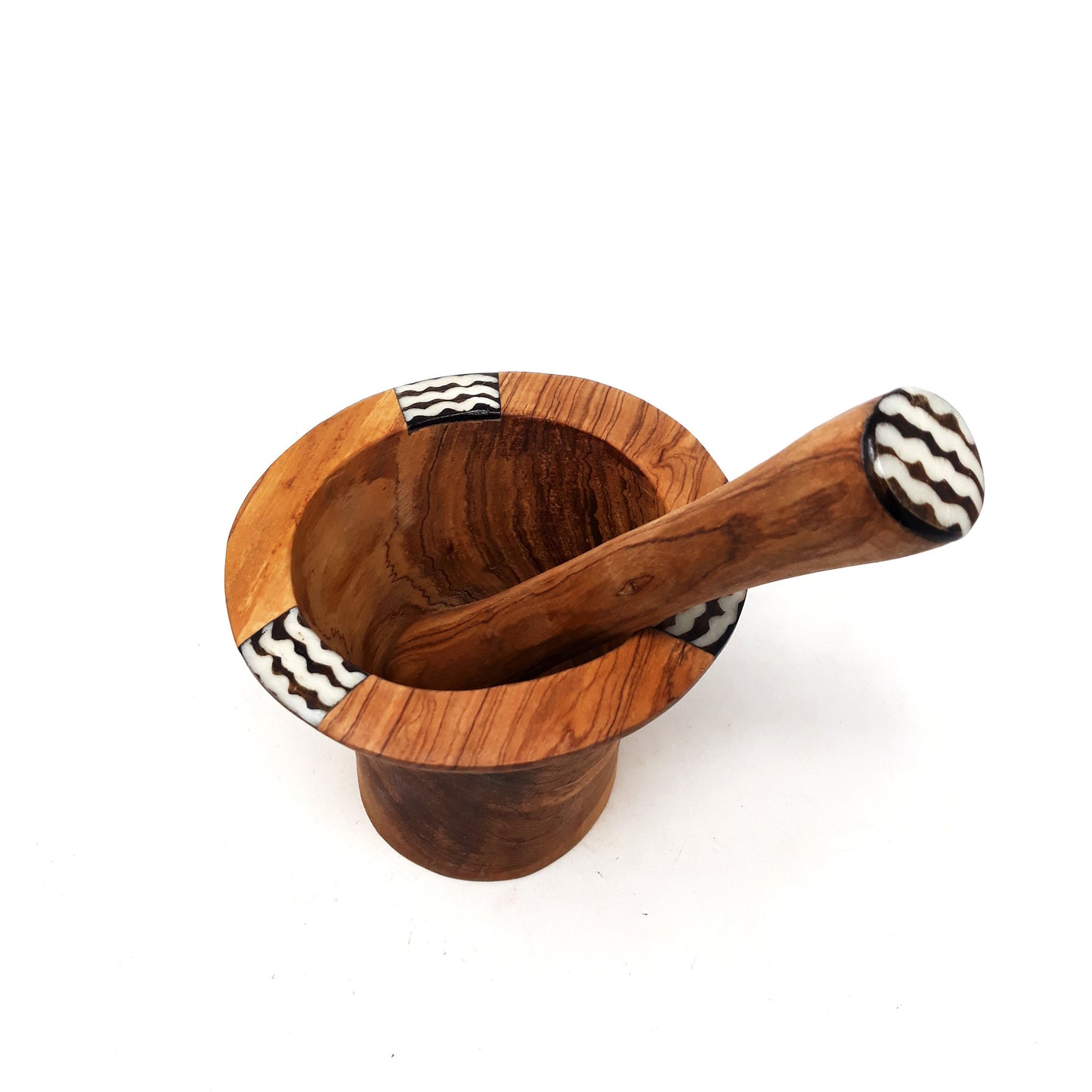 Traditional Olive Wood Pestle and Mortar, Rustic Pestle and Mortar, Herb Grinder, Wooden Spice Grinder, Rustic Wooden Pestle and Mortar
