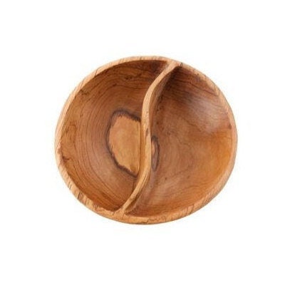 Wooden snack bowl, Small wooden bowl, Divided wood bowl, Wooden bowl handmade, Round wood bowl, oval wood bowl, gift idea, Decorative bowl