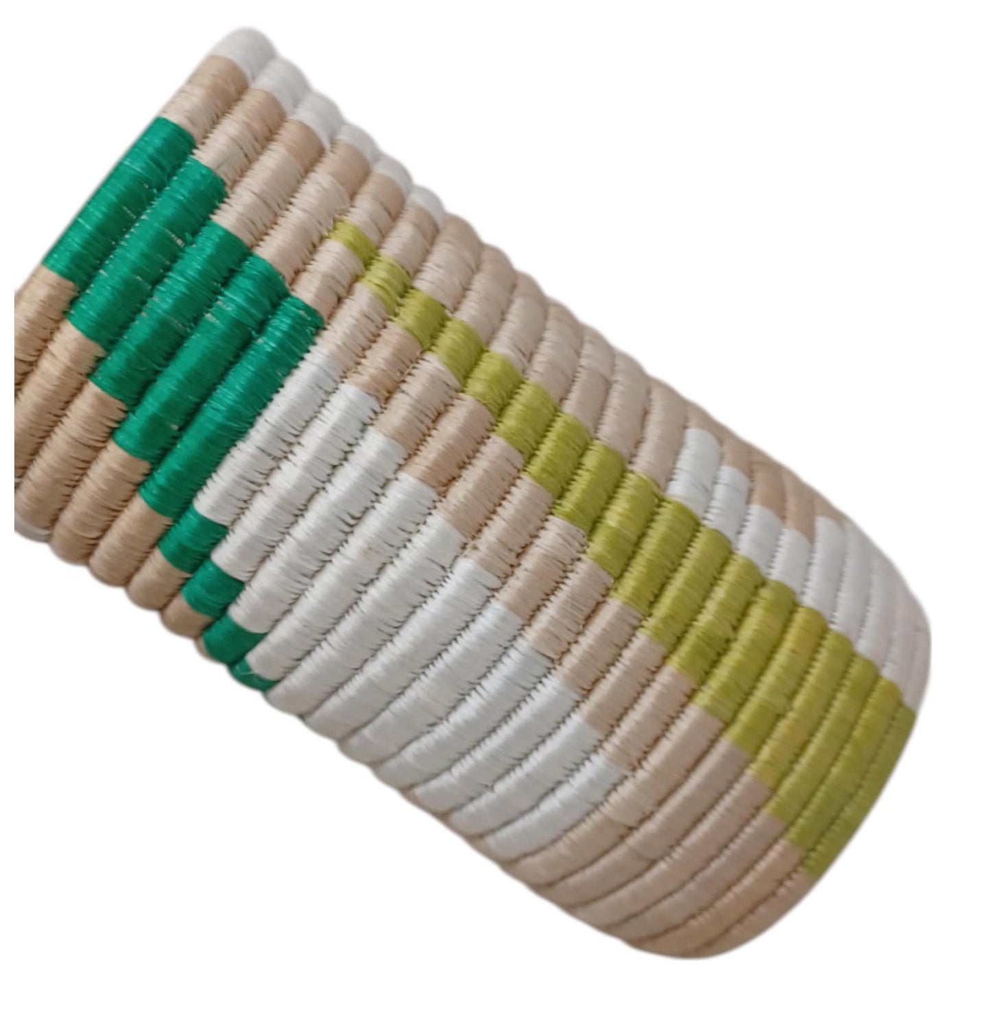 Handwoven Wicker Vase: Boho Home Decor Flower Basket