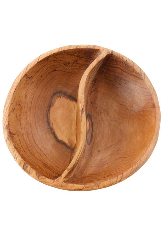 Wooden snack bowl, Small wooden bowl, Divided wood bowl, Wooden bowl handmade, Round wood bowl, oval wood bowl, gift idea, Decorative bowl
