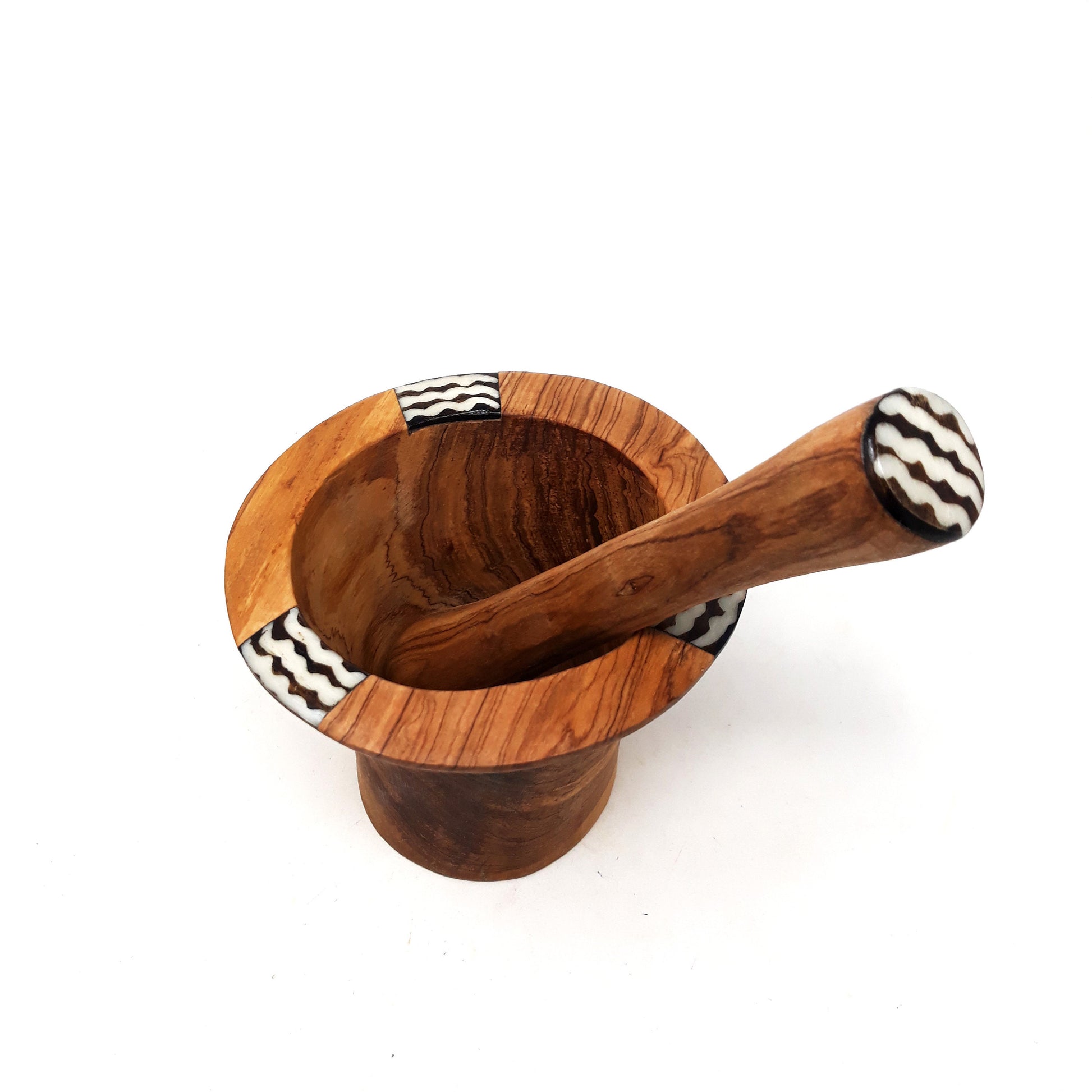 Traditional Olive Wood Pestle and Mortar, Rustic Pestle and Mortar, Herb Grinder, Wooden Spice Grinder, Rustic Wooden Pestle and Mortar