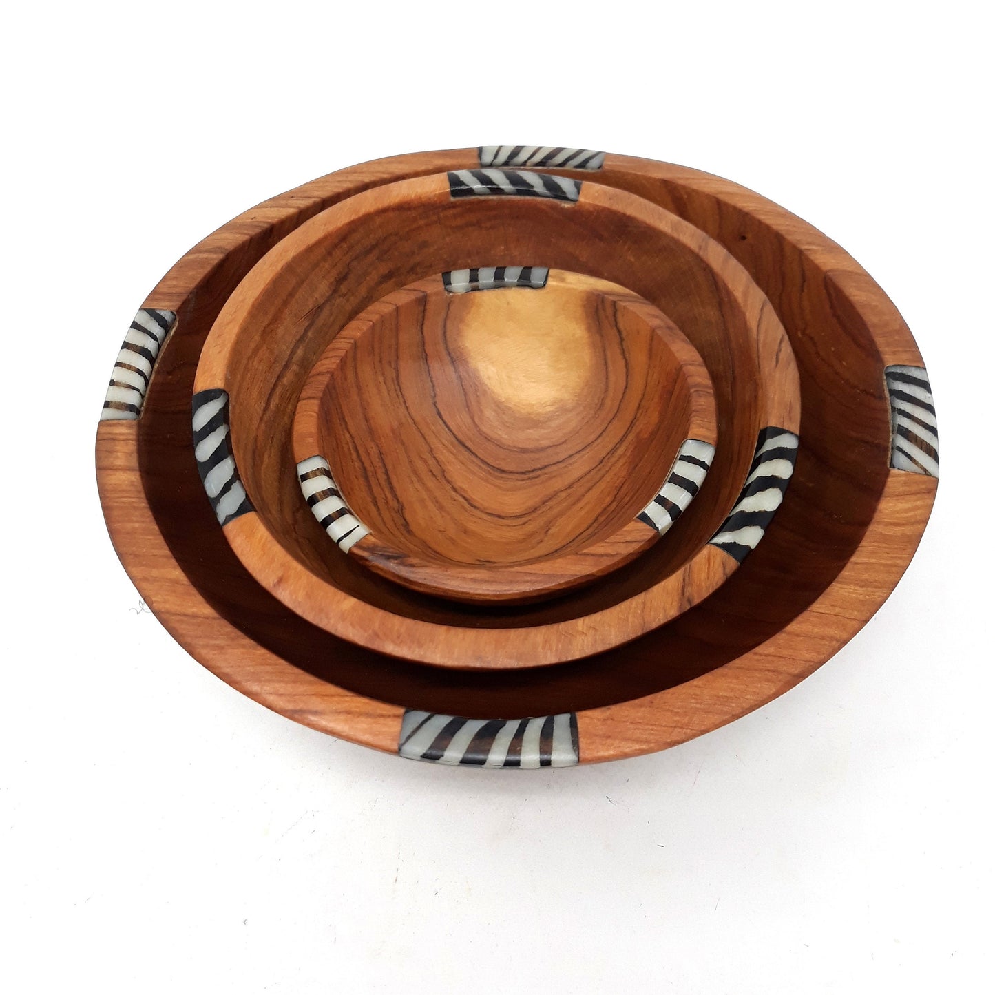 Rustic wooden bowls, wooden bowl set, Rustic bowl set, Housewarming gift, Chef gift, wooden kitchen gifts, Christmas gift idea, Mom gift