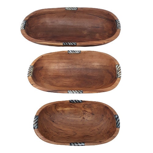 Wooden bowl set, Handmade bowls, wooden serving bowls, rustic wooden bowls, Rustic dough bowls , Housewarming gift, Chef gift, wooden gift,