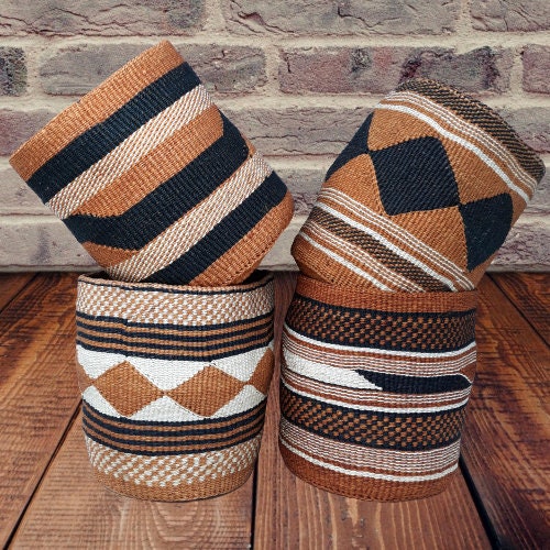 Woven Plant basket, Basket planter, African basket, Baskets for plants, Storage baskets, Sisal basket, boho baskets, Plant baskets, Mom gift