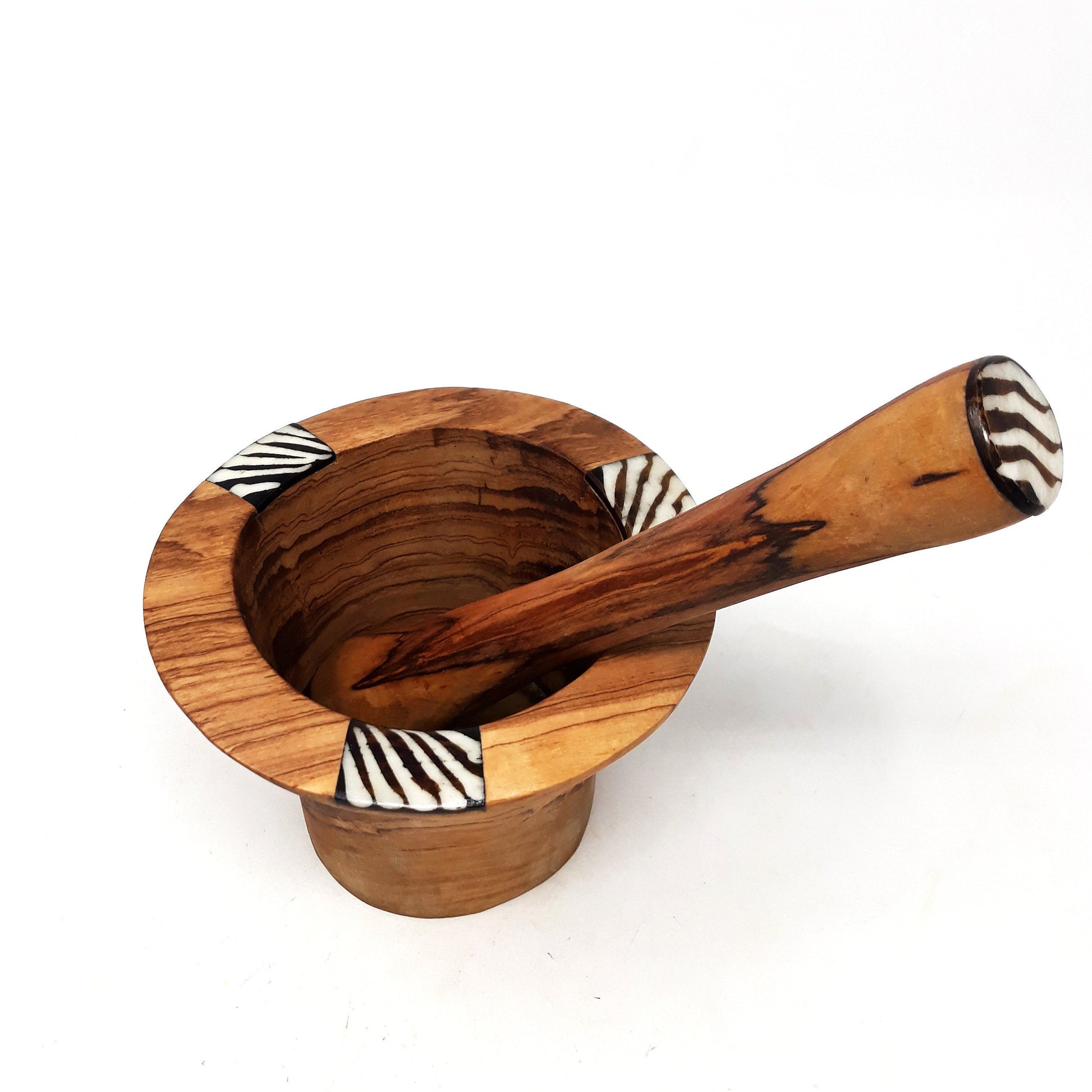 Traditional Olive Wood Pestle and Mortar, Rustic Pestle and Mortar, Herb Grinder, Wooden Spice Grinder, Rustic Wooden Pestle and Mortar