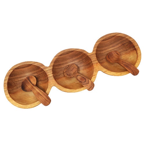 wooden bowls handmade, Kitchen gift wooden, Wooden snack bowl, small wooden dish, Hostess gift, Divided snack bowl,ssmall Handmade bowls