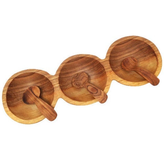 wooden bowls handmade, Kitchen gift wooden, Wooden snack bowl, small wooden dish, Hostess gift, Divided snack bowl,ssmall Handmade bowls