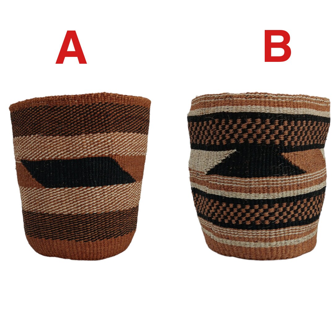 Woven Plant basket, Basket planter, African basket, Baskets for plants, Storage baskets, Sisal basket, boho baskets, Plant baskets, Mom gift