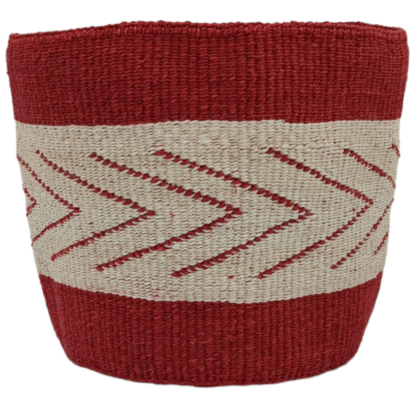 Woven Basket Planter: Large Boho Plant Decor, Handwoven Sisal Basket