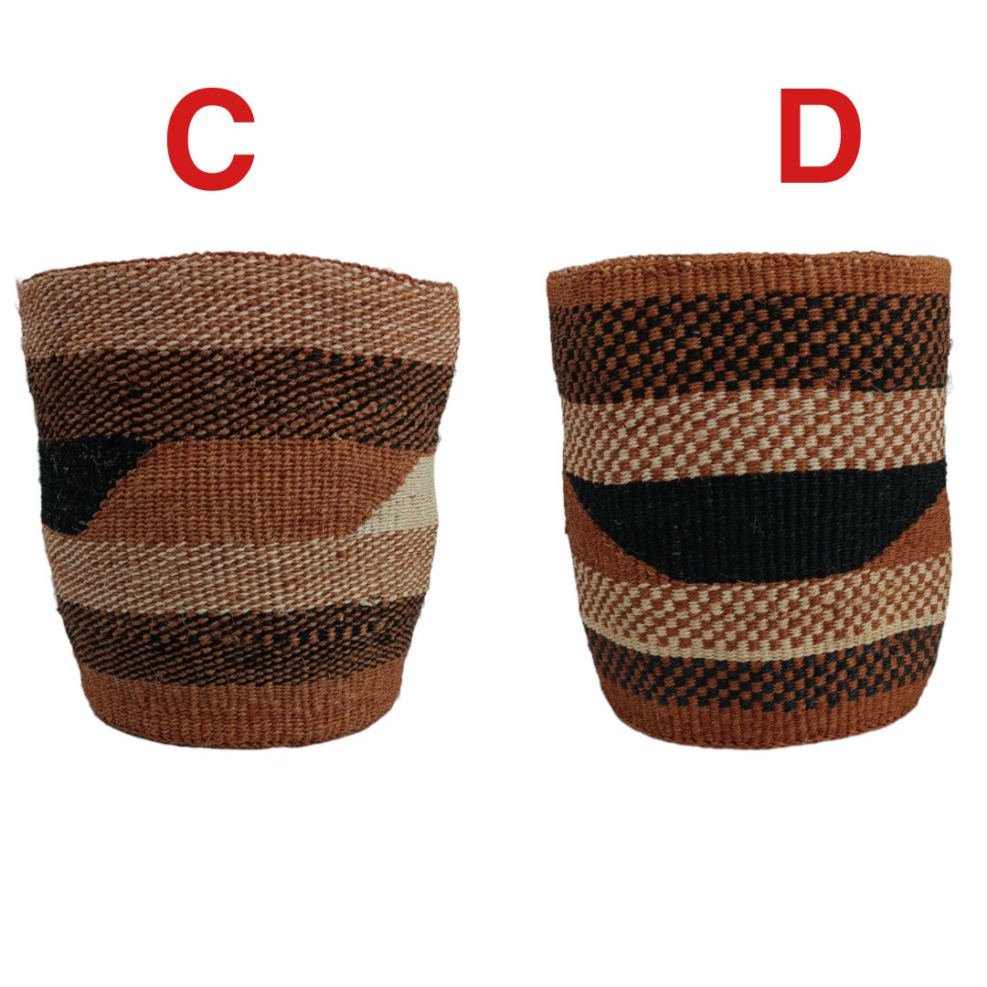 Woven Plant basket, Basket planter, African basket, Baskets for plants, Storage baskets, Sisal basket, boho baskets, Plant baskets, Mom gift