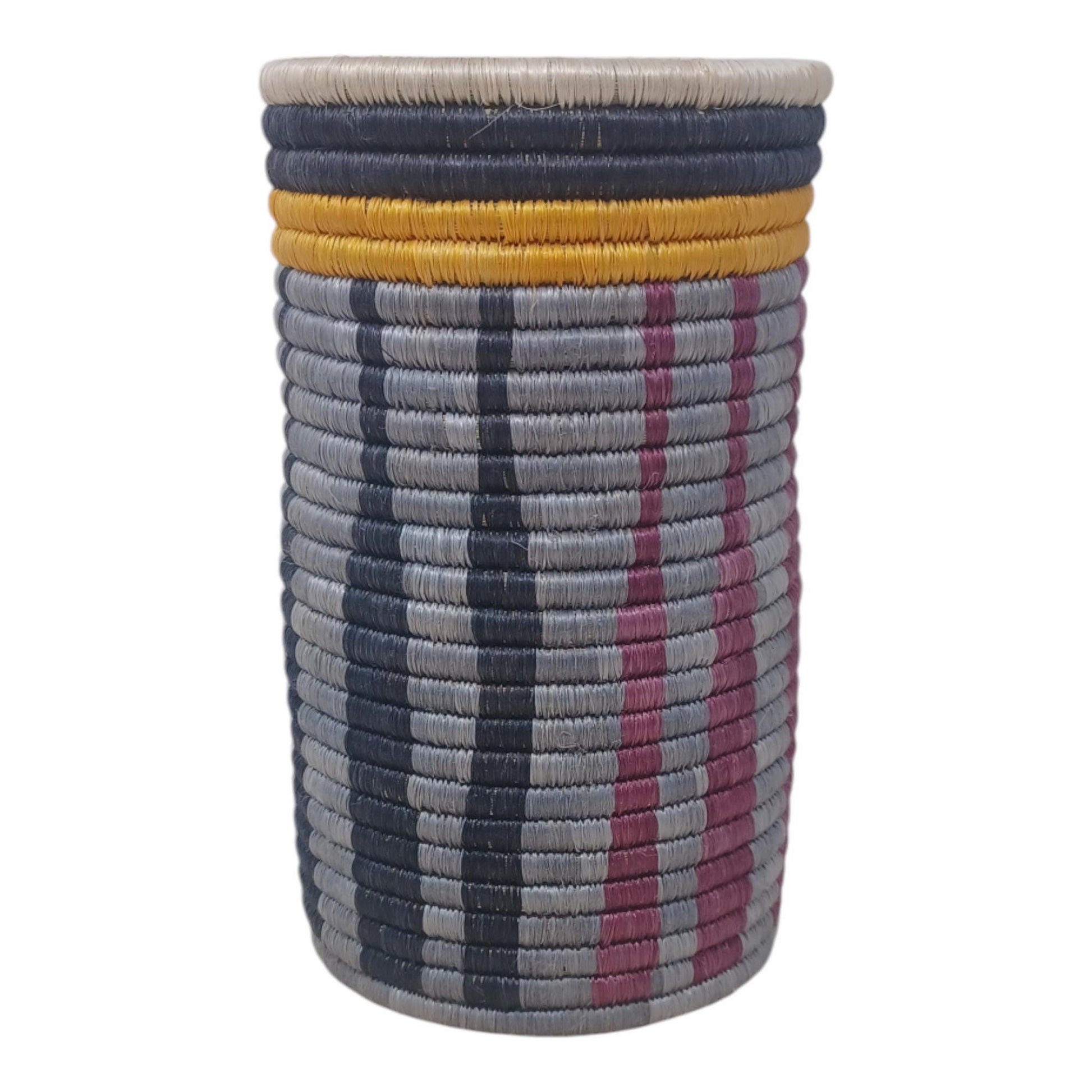 Handwoven Wicker Flower Vase: Bohemian Home Decor Centerpiece