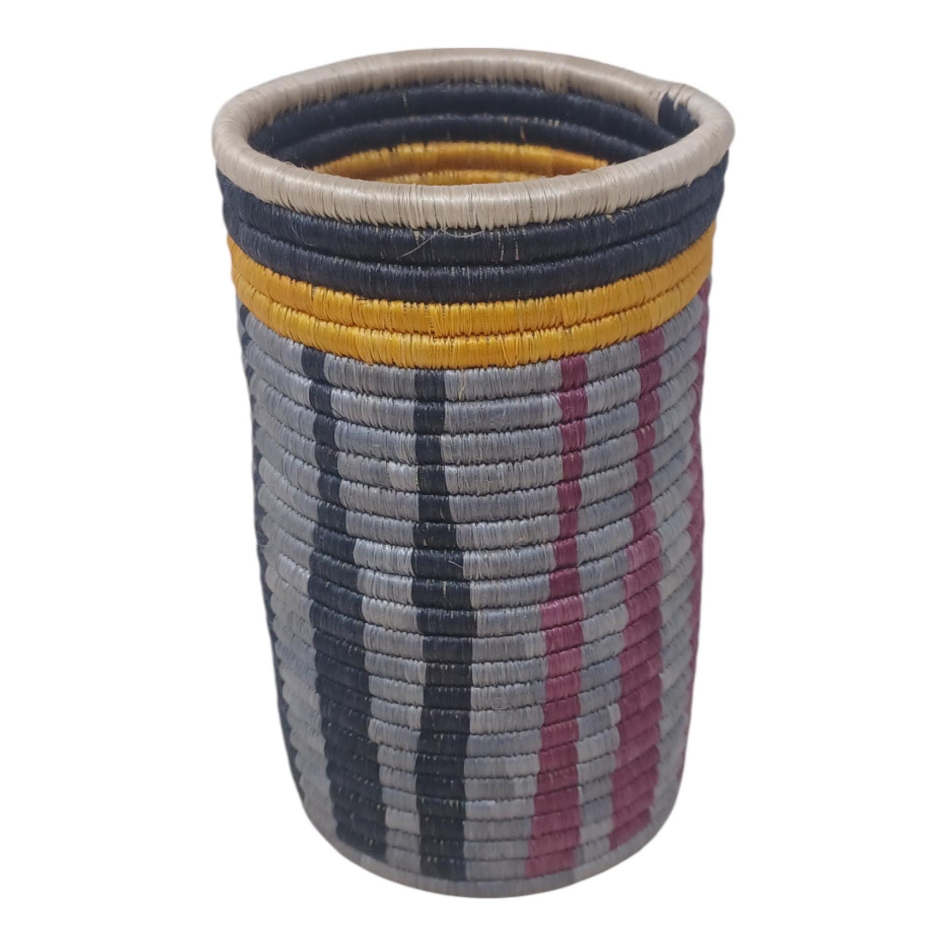 Handwoven Wicker Flower Vase: Bohemian Home Decor Centerpiece