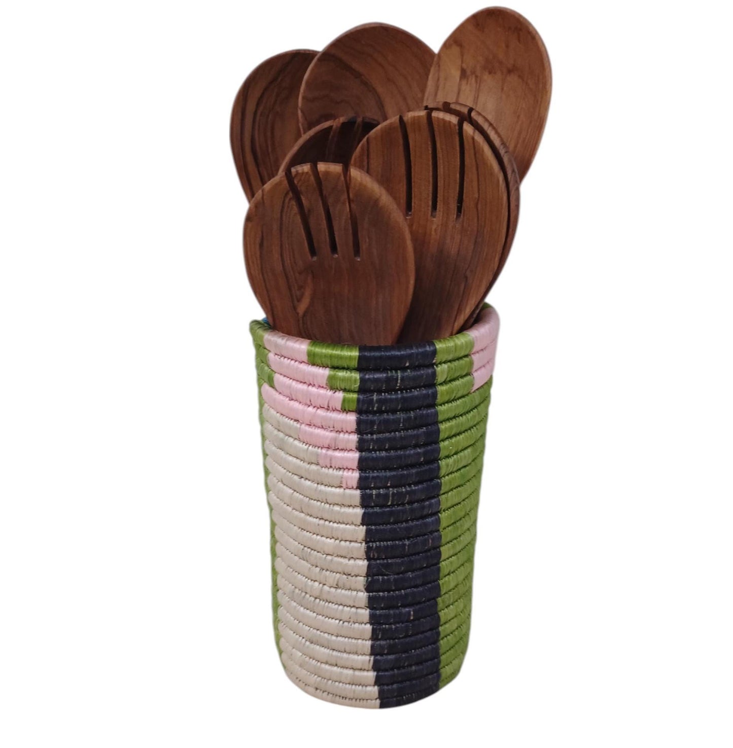 Handwoven Wicker Vase: Bohemian Table Centerpiece, Eco-Friendly Decor