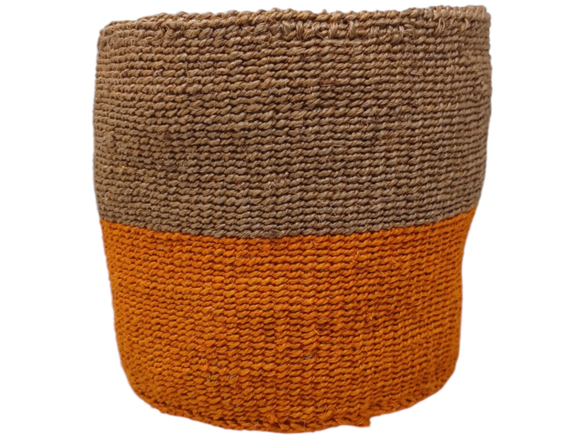 Bright Woven Christmas Planter | 7” Holiday Basket for Plants & Festive Storage
