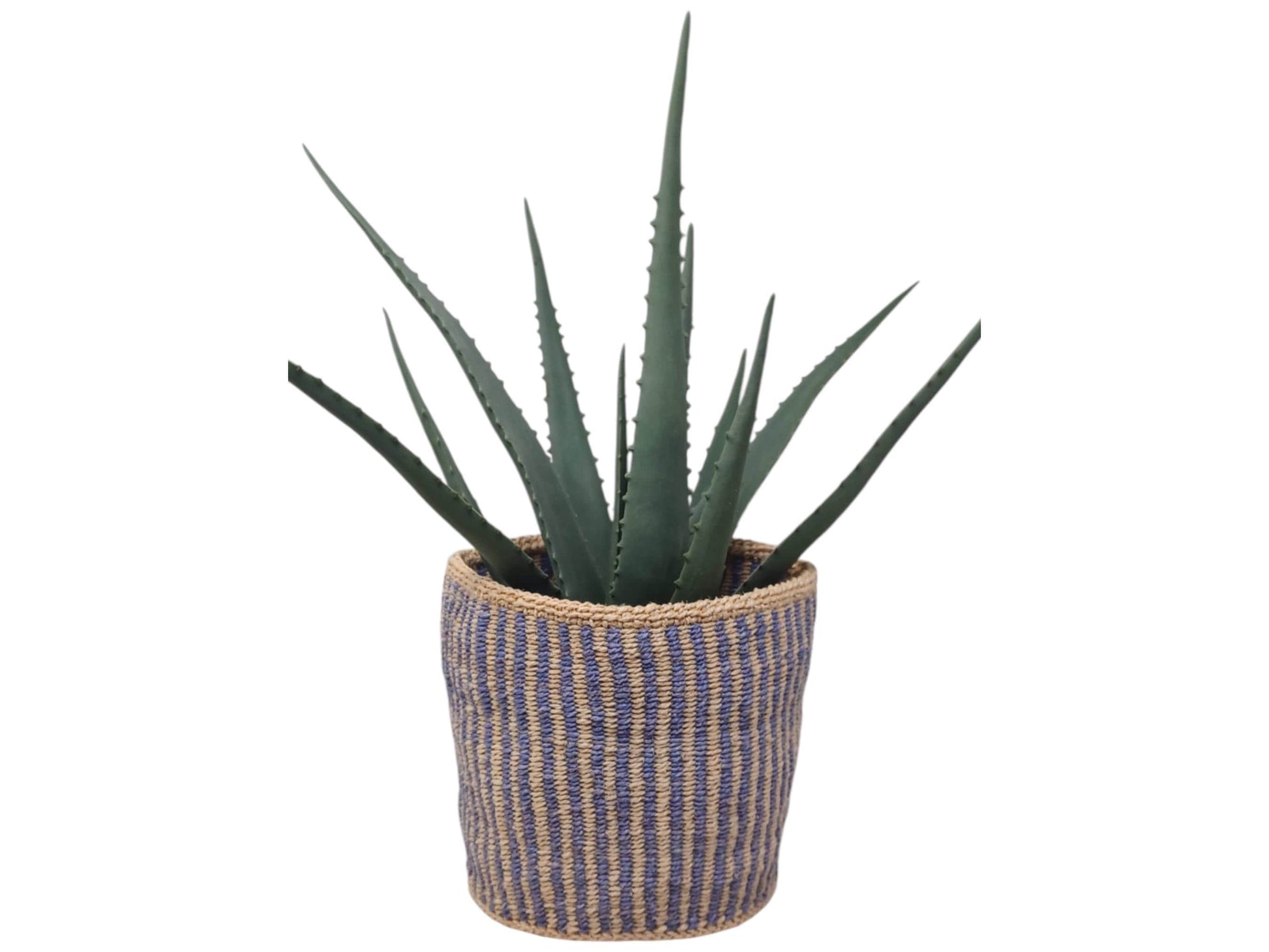 Eco-Friendly Handwoven Basket | 7” Natural Woven Basket for Sustainable Living