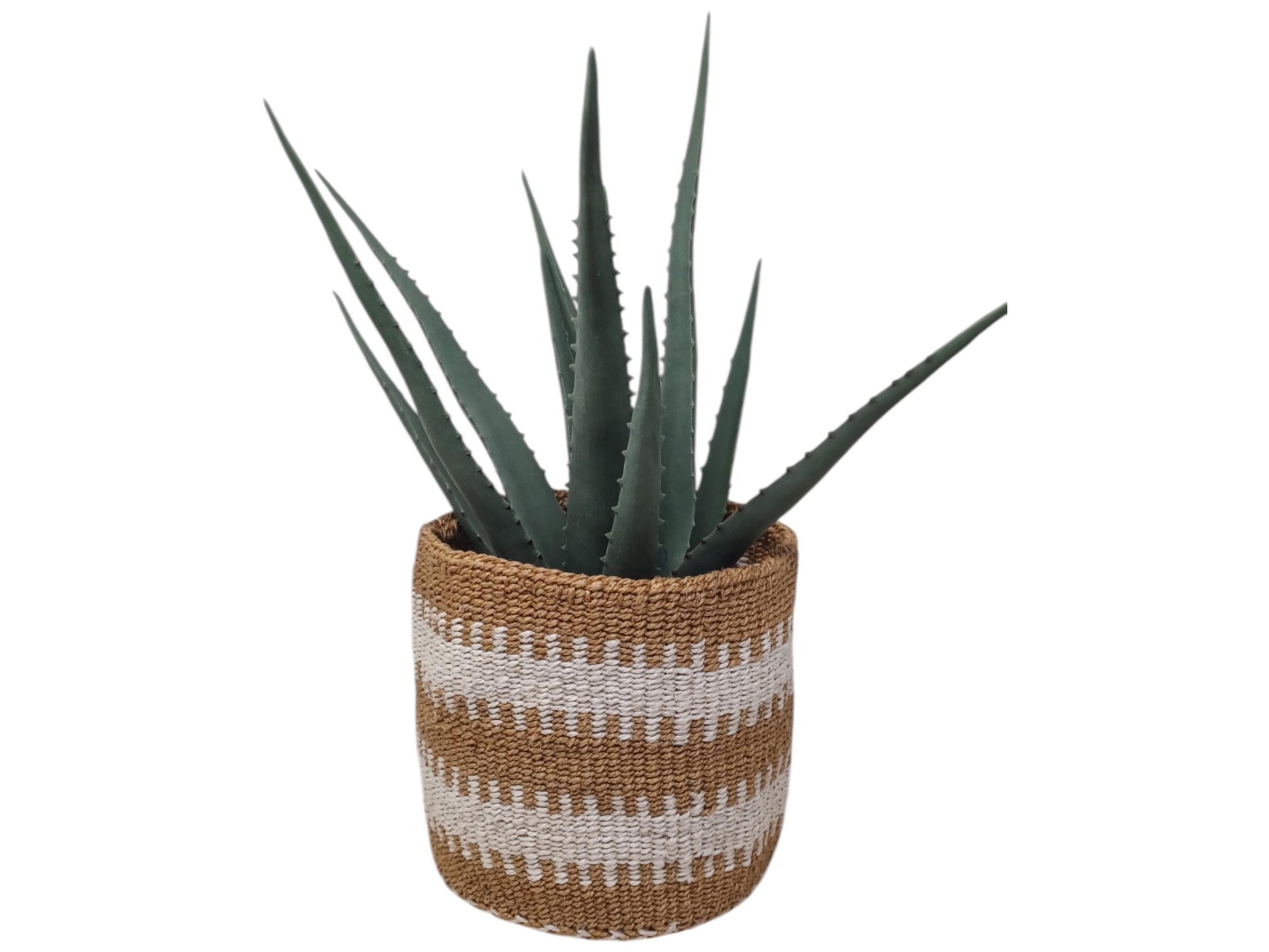 Rustic Handwoven Storage Basket | 7” Natural Basket for Keys, Toys & Everyday Use