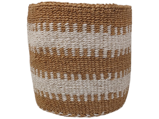 Rustic Handwoven Storage Basket | 7” Natural Basket for Keys, Toys & Everyday Use