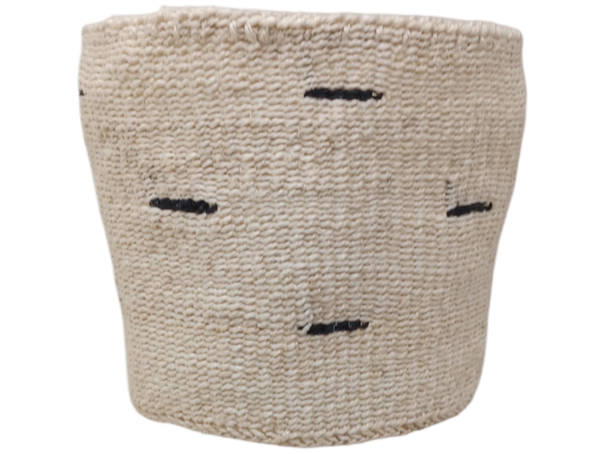 Boho Handwoven Basket | 7” Rustic Natural Basket for Home Décor & Storage