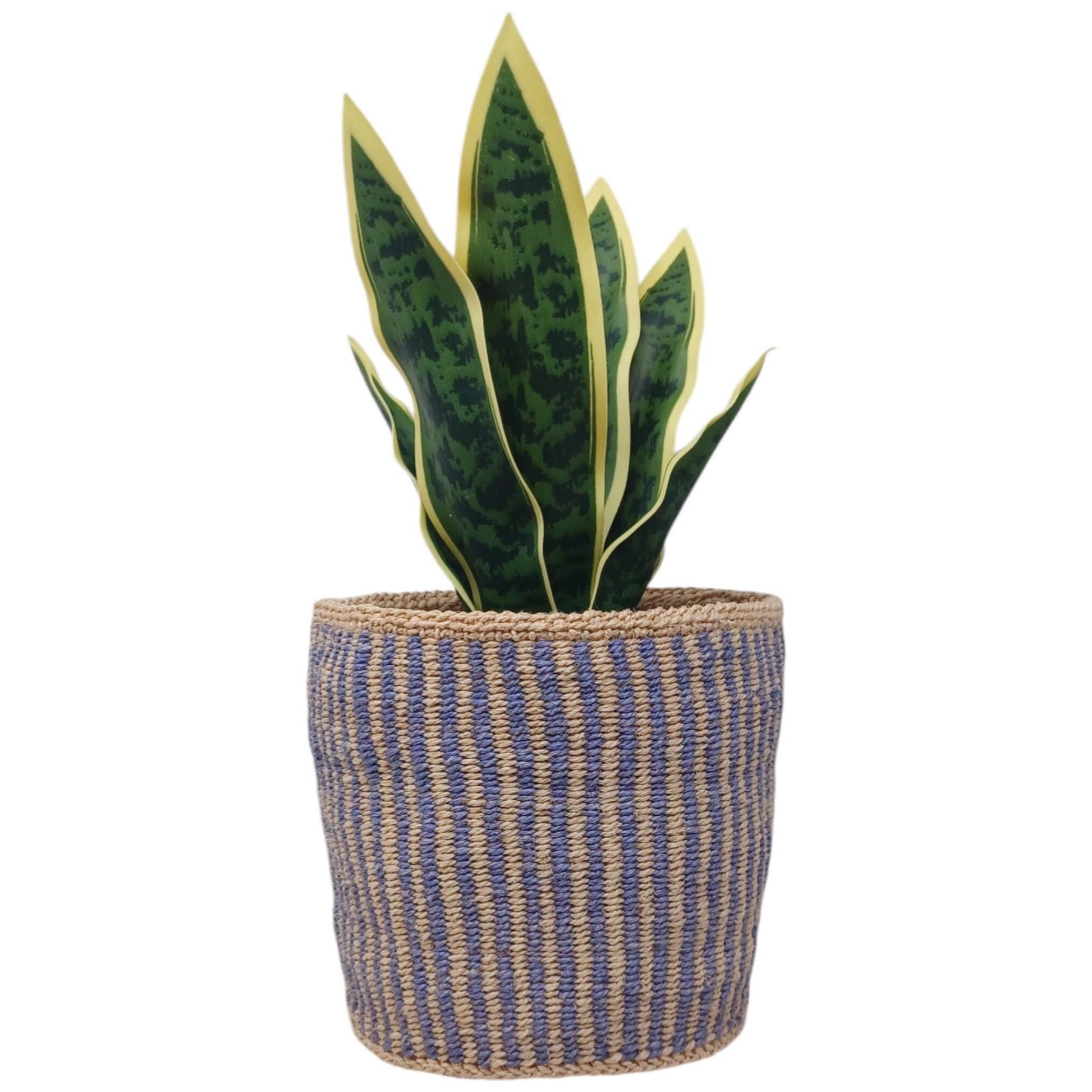 Eco-Friendly Handwoven Basket | 7” Natural Woven Basket for Sustainable Living