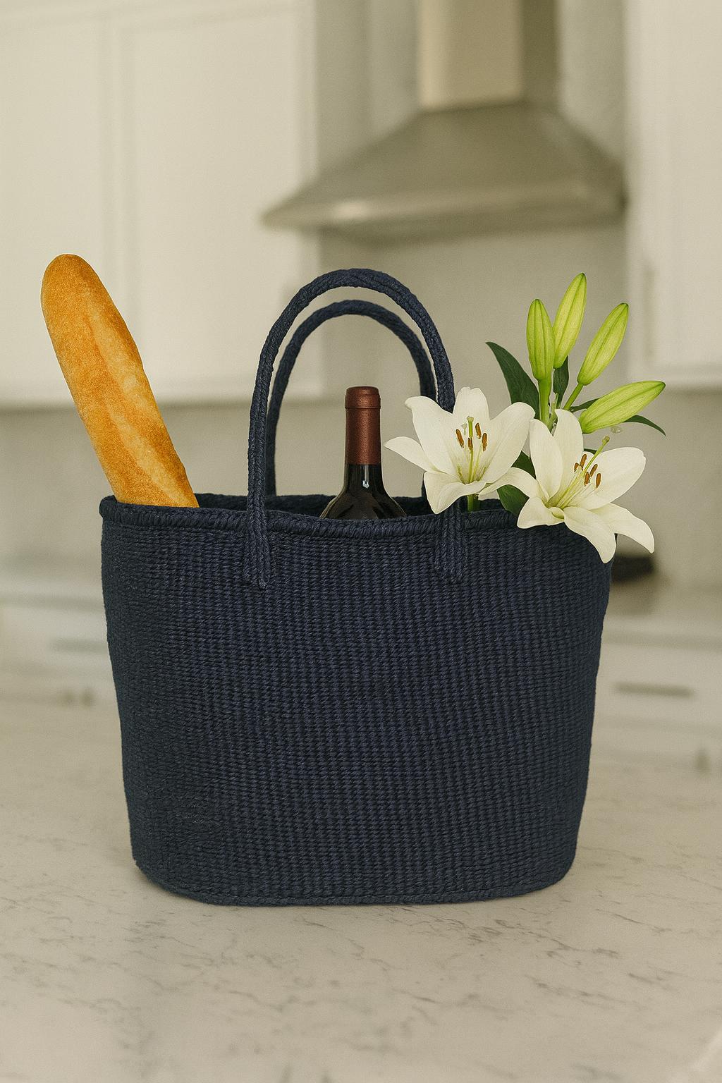 Handmade Sisal Tote Bag: Eco-Friendly Kenyan Woven Handbag