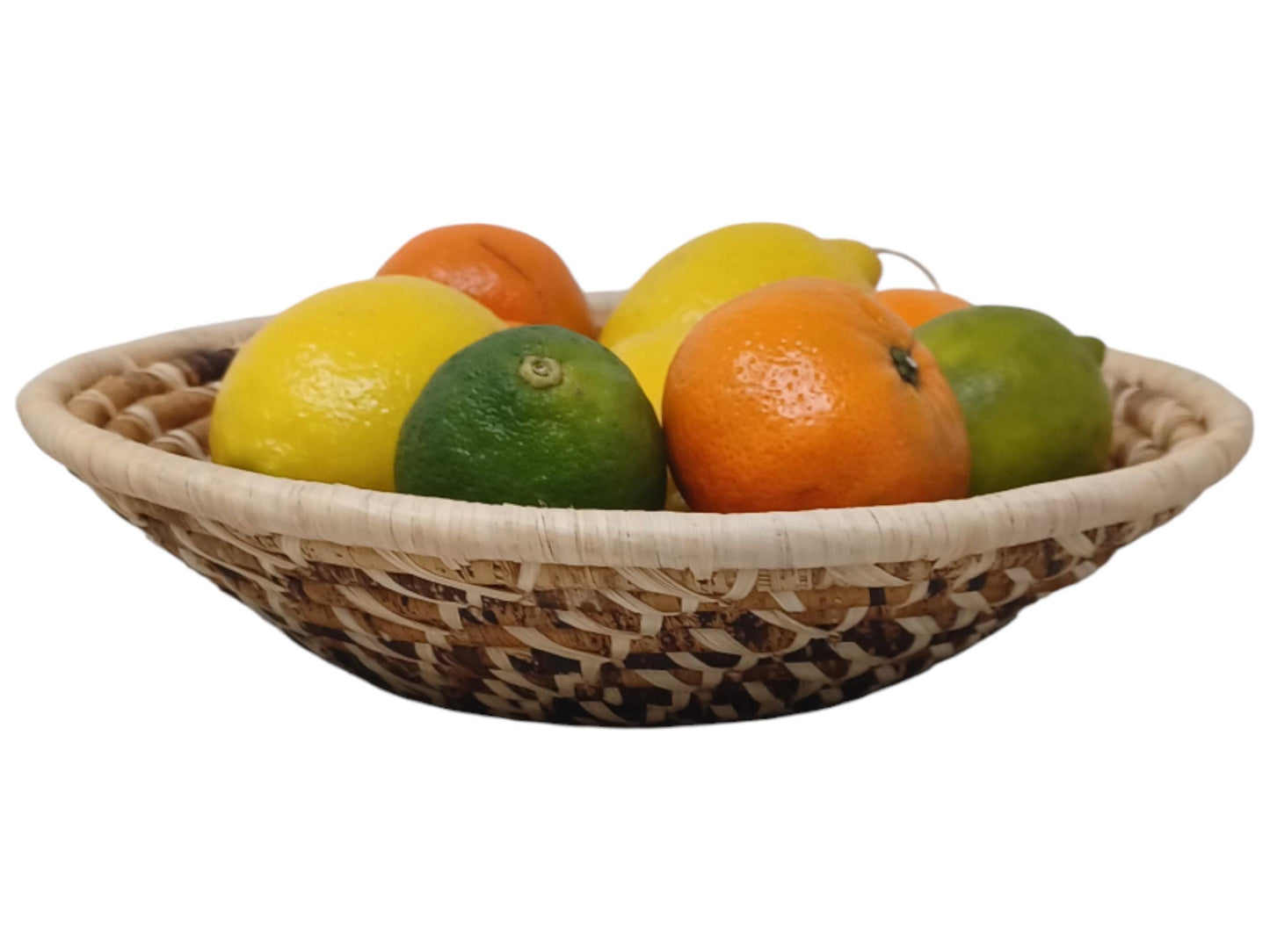 10” Handmade Sisal Fruit Bowl | Eco Woven Bread Basket | Boho Wall & Table Décor