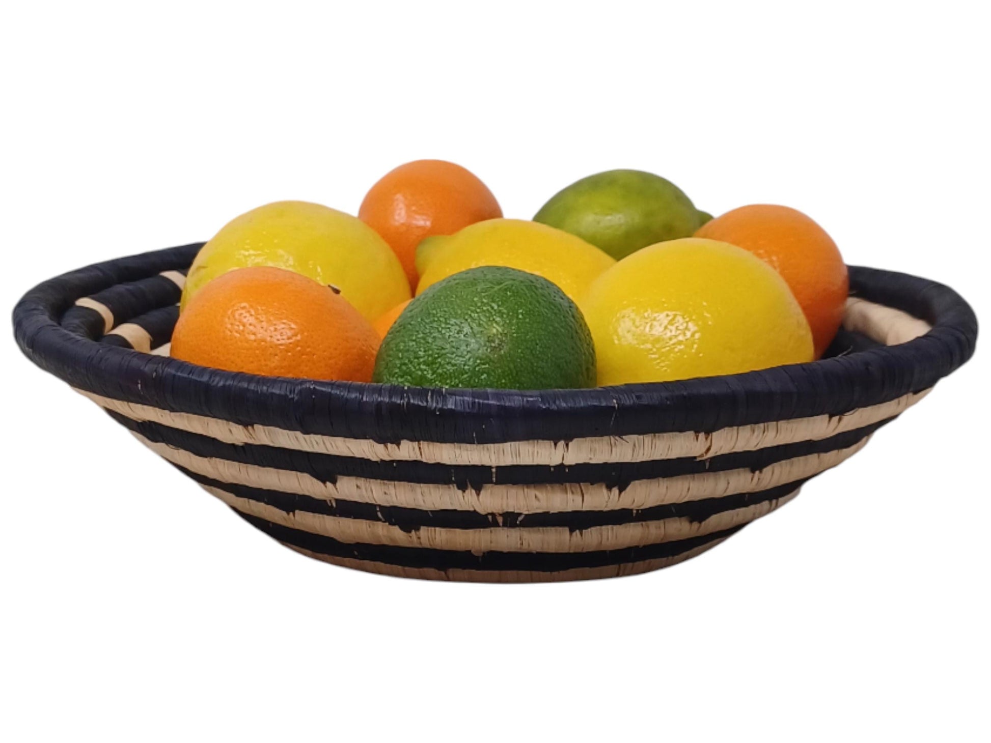 Woven 10” Sisal Bowl | Sustainable African Basket | Handmade Kitchen & Wall Décor