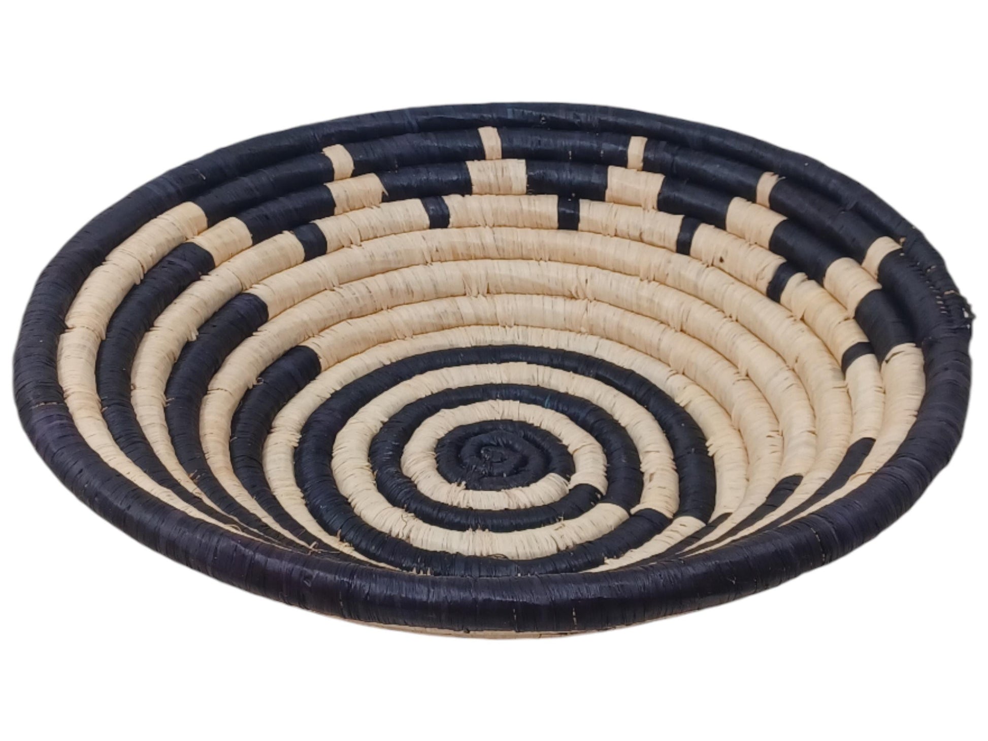 Woven 10” Sisal Bowl | Sustainable African Basket | Handmade Kitchen & Wall Décor