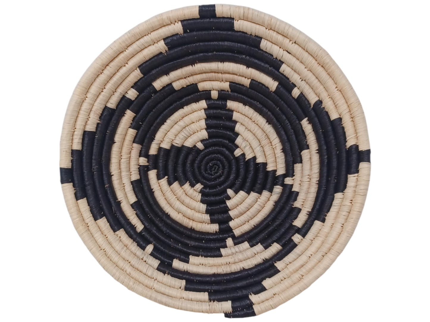 Handwoven 10” Fruit Bowl | African Sisal Basket | Eco-Friendly Decorative Basket