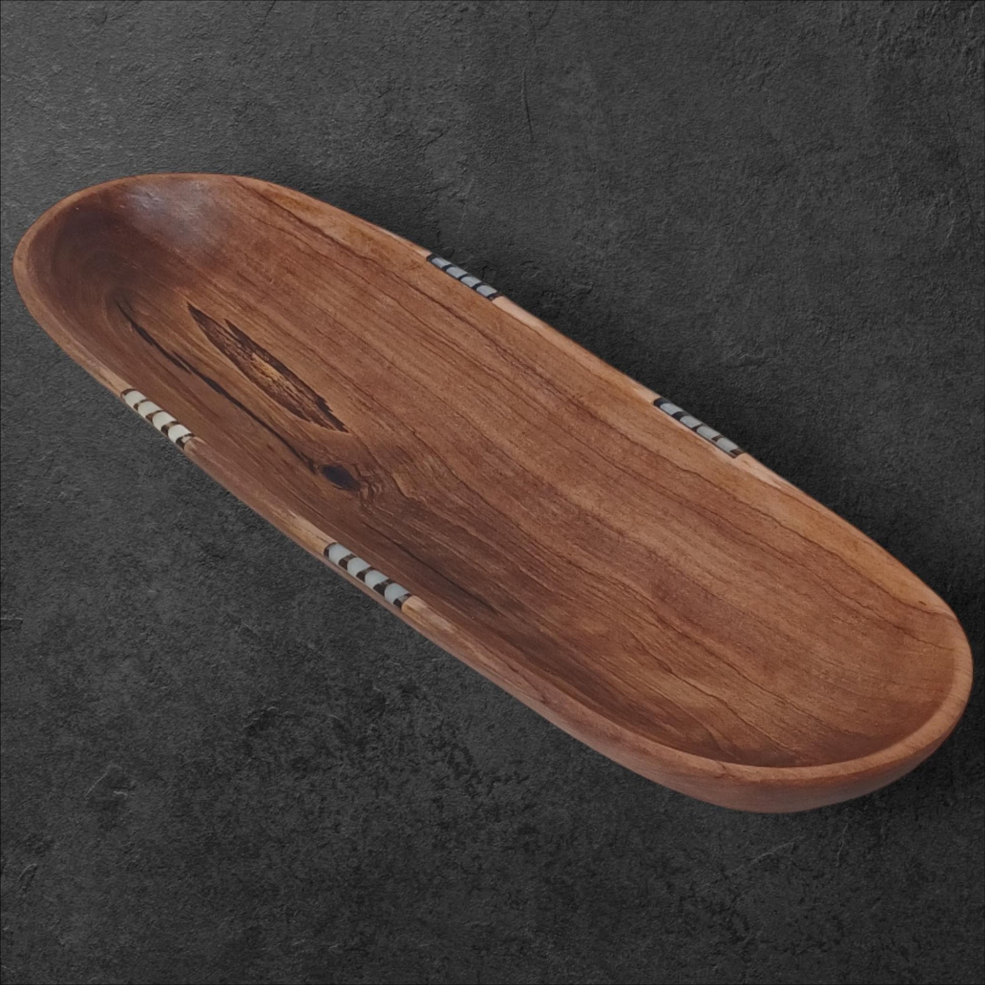 Handmade Olivewood Serving Tray: Rustic Kitchen Bread & Snack Dish