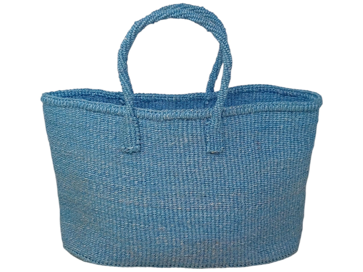 Handmade Sisal Tote Bag: Kenyan Woven Market Basket