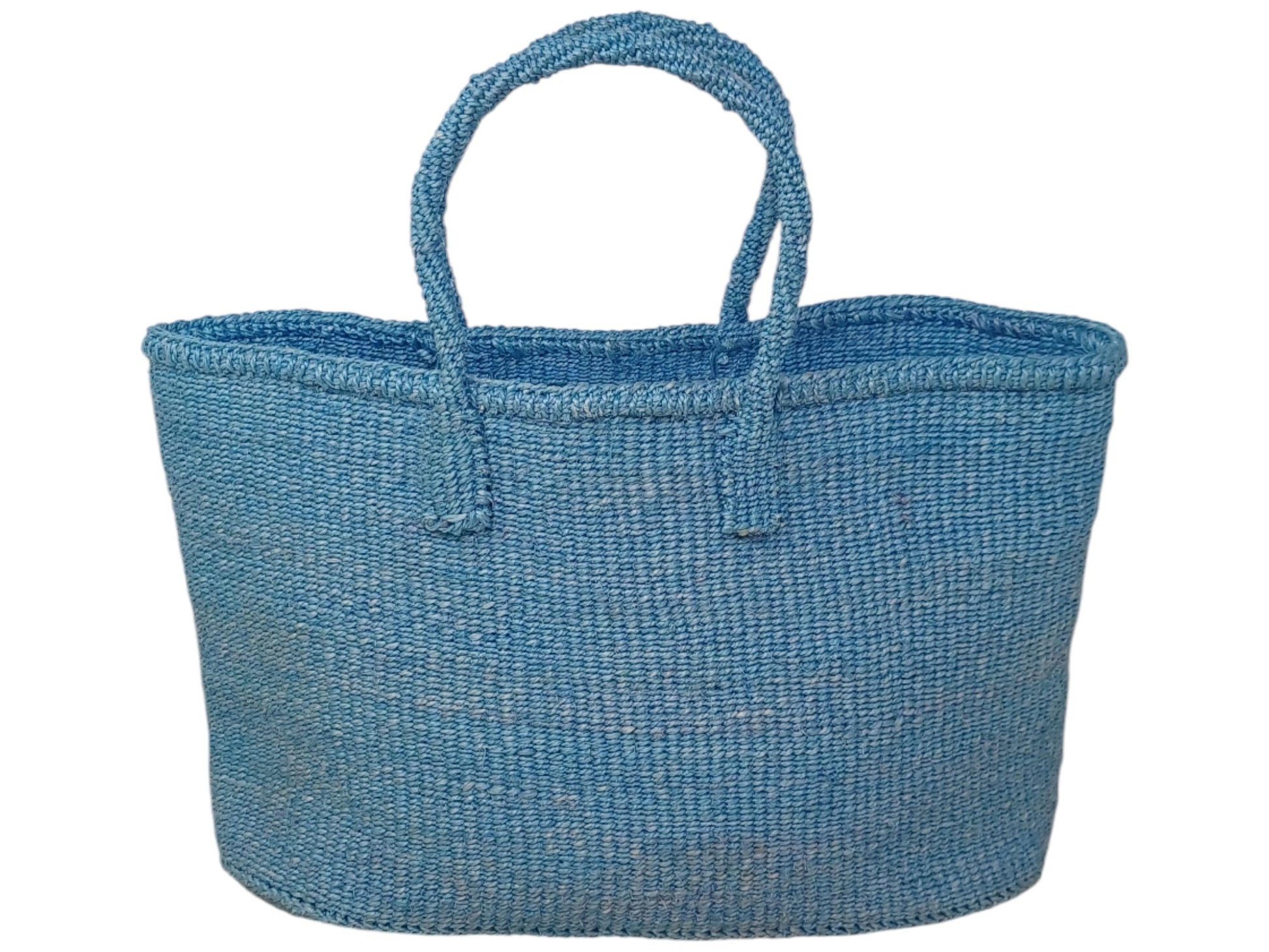 Handmade Sisal Tote Bag: Kenyan Woven Market Basket