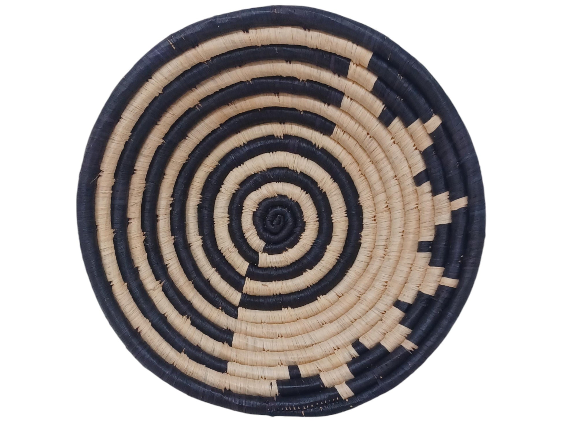 Woven 10” Sisal Bowl | Sustainable African Basket | Handmade Kitchen & Wall Décor