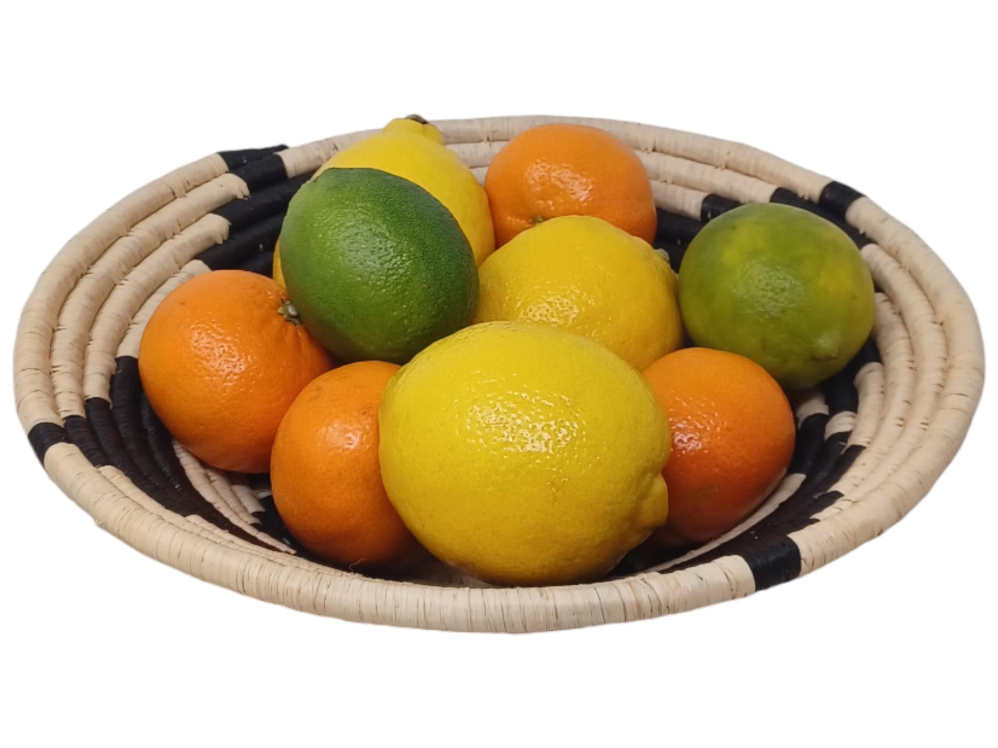 Handwoven 10” Fruit Bowl | African Sisal Basket | Eco-Friendly Decorative Basket