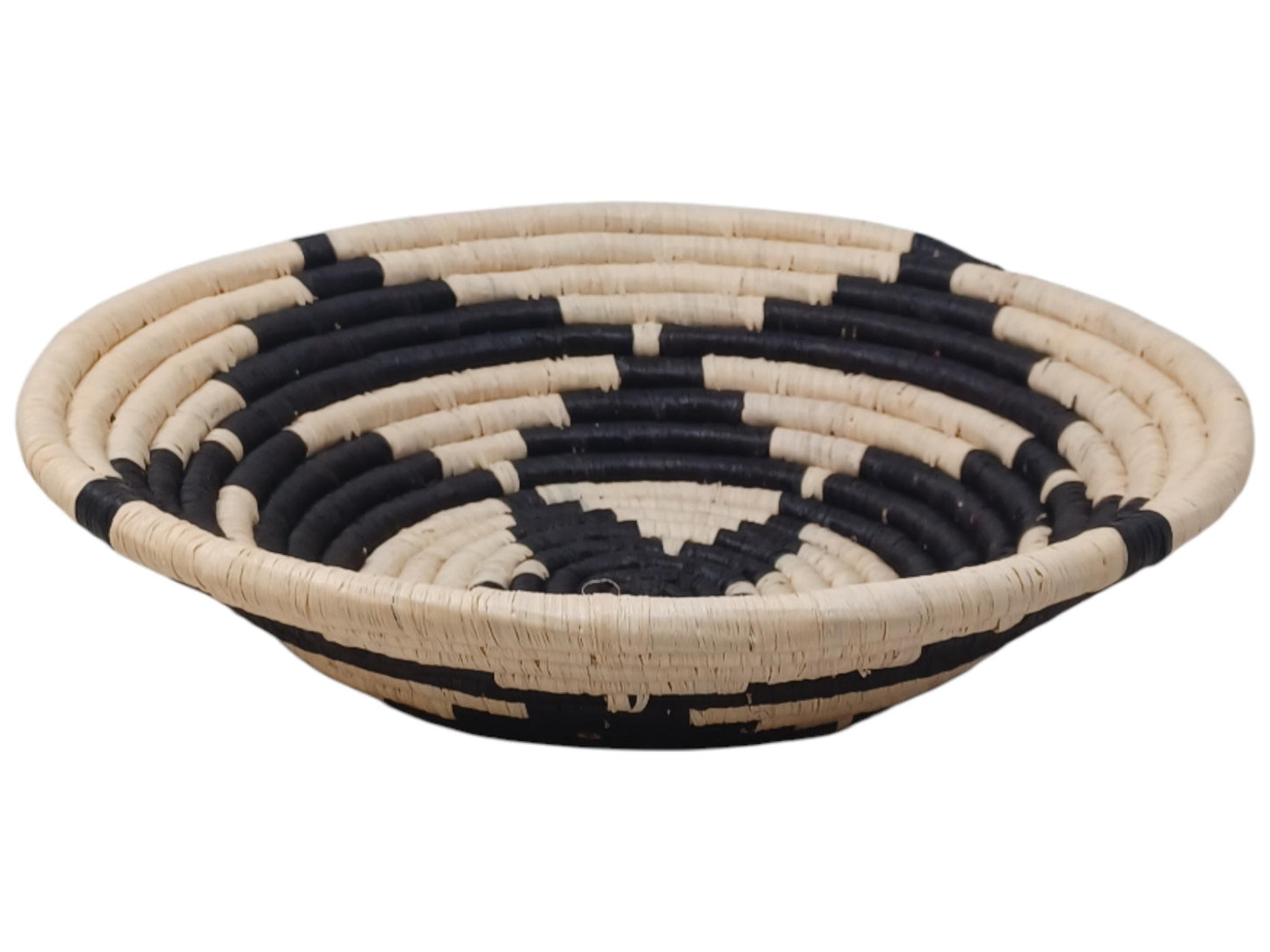 Handwoven 10” Fruit Bowl | African Sisal Basket | Eco-Friendly Decorative Basket