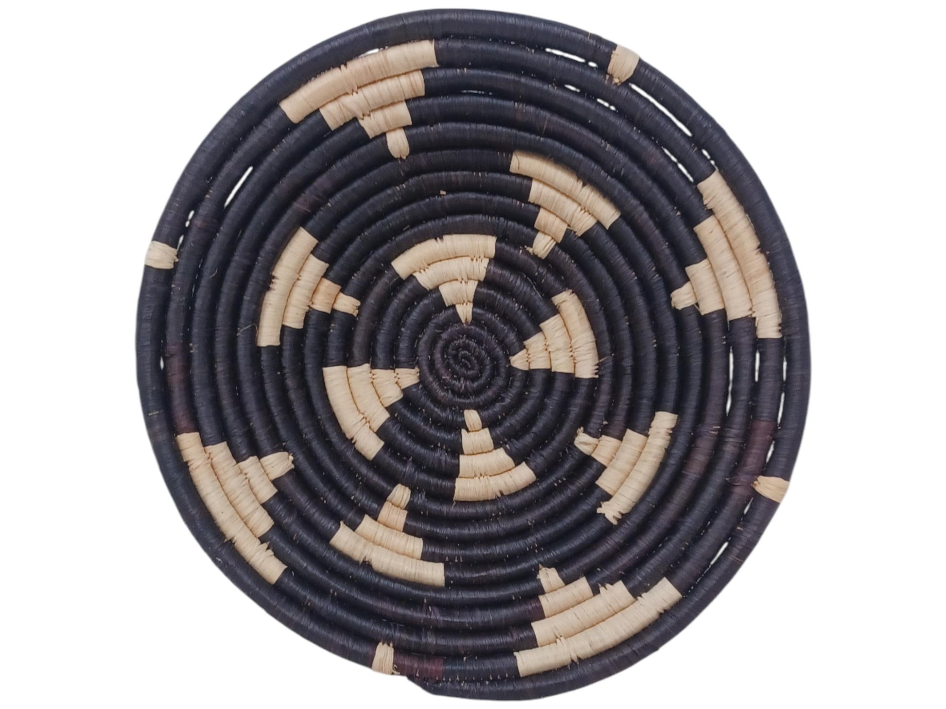 Handmade 10” Sisal Fruit Bowl | Woven Decorative Basket | Sustainable Wall & Table Decor