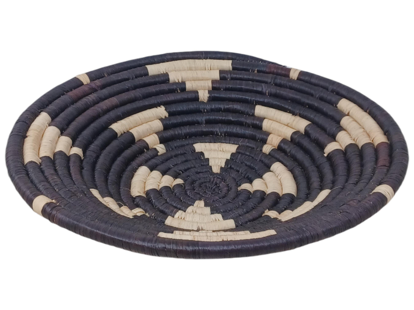 Handmade 10” Sisal Fruit Bowl | Woven Decorative Basket | Sustainable Wall & Table Decor