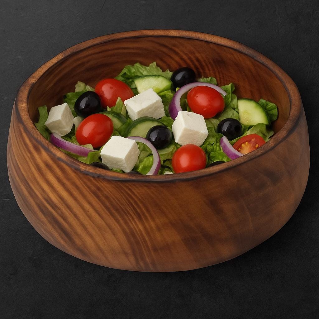 Handmade Round Wooden Fruit Bowl with Handle | Rustic Serving Bowl | Natural Large Salad Bowl | Unique Christmas Gift Mom