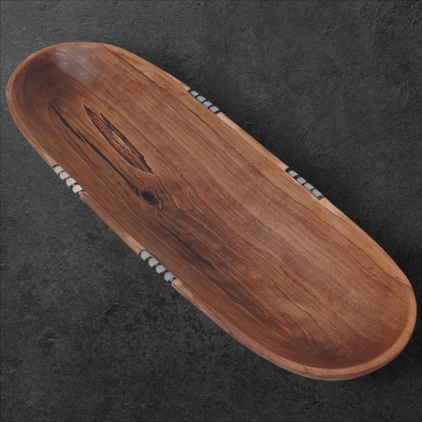Handmade Olivewood Serving Tray: Rustic Kitchen Bread & Snack Dish