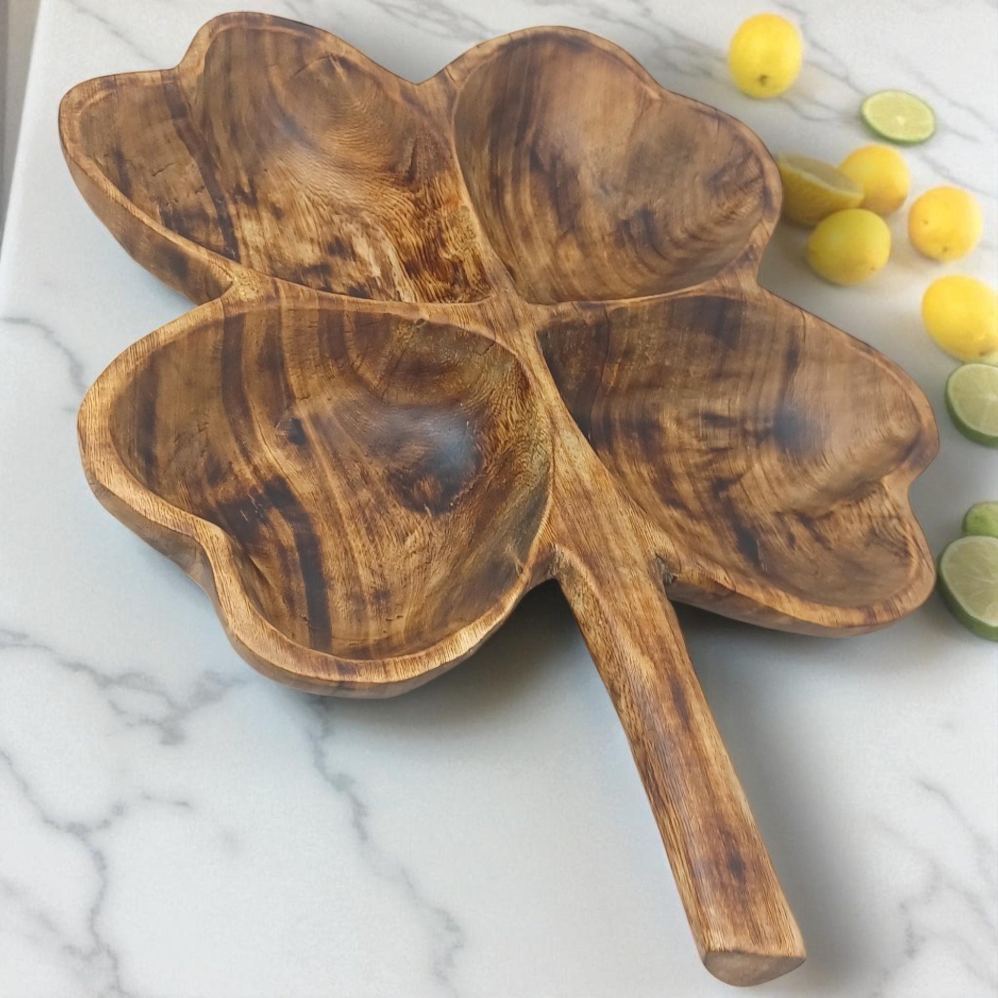 Olivewood Charcuterie Board: Tulip Shaped, Rustic Snack Tray