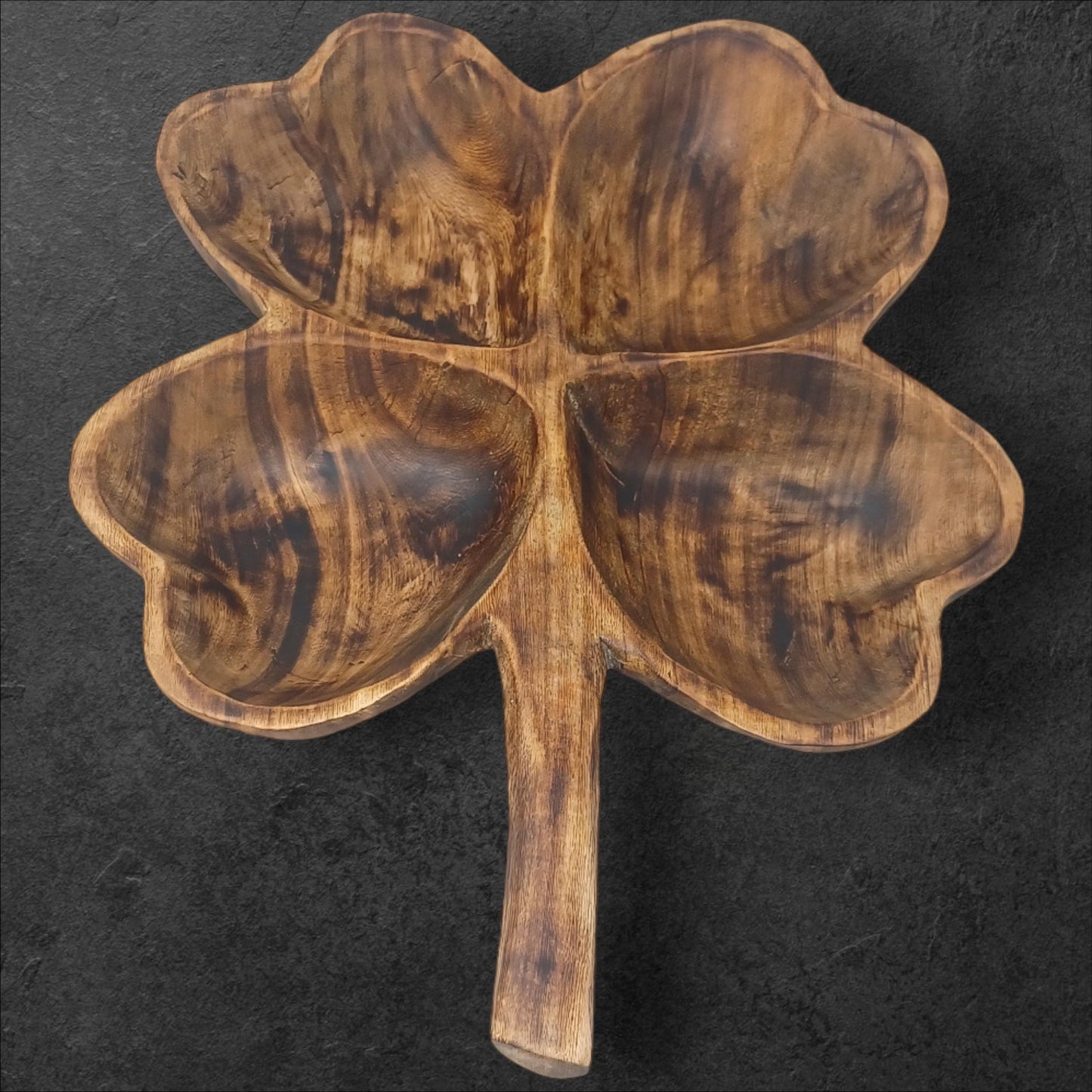 Olivewood Charcuterie Board: Tulip Shaped, Rustic Snack Tray