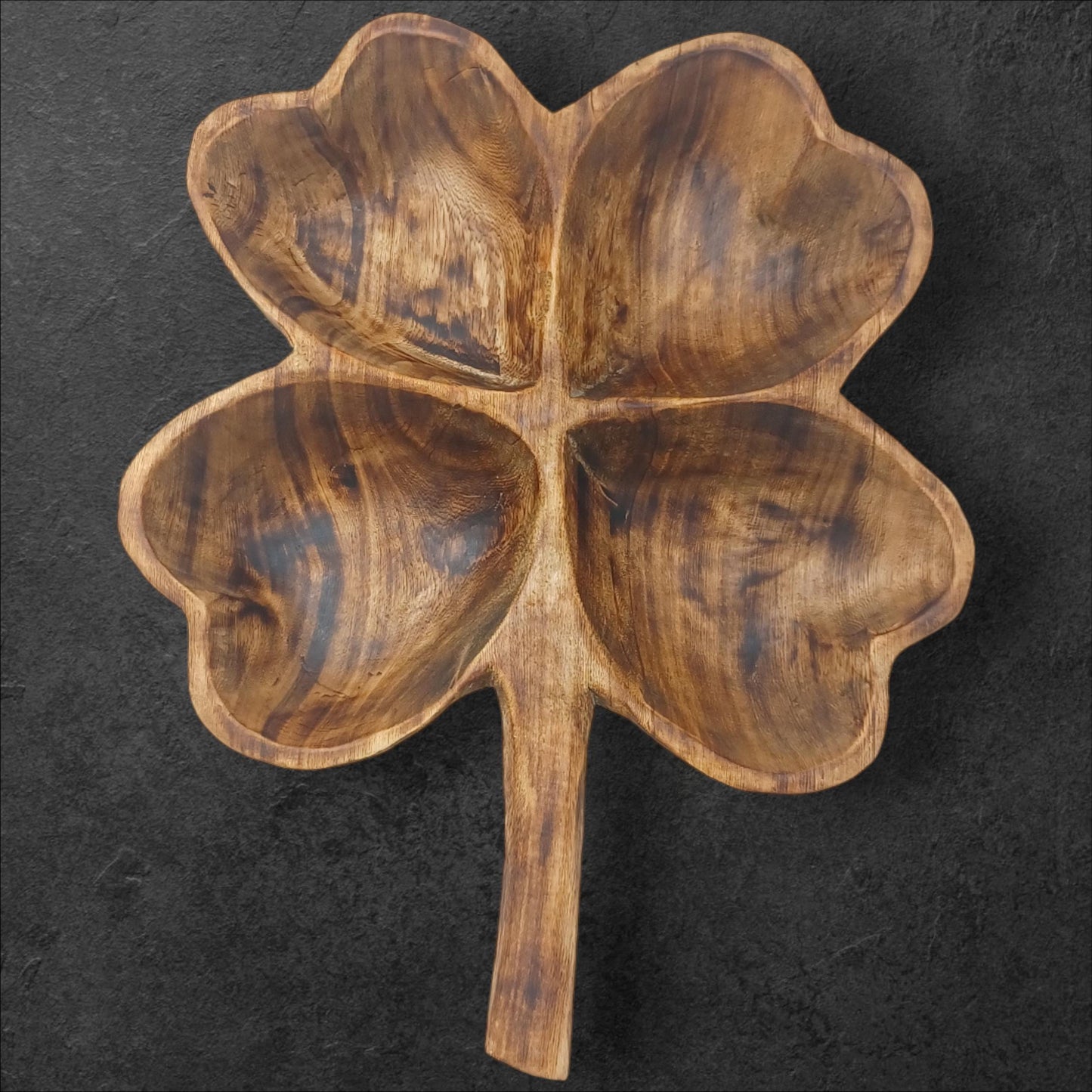 Olivewood Charcuterie Board: Tulip Shaped, Rustic Snack Tray