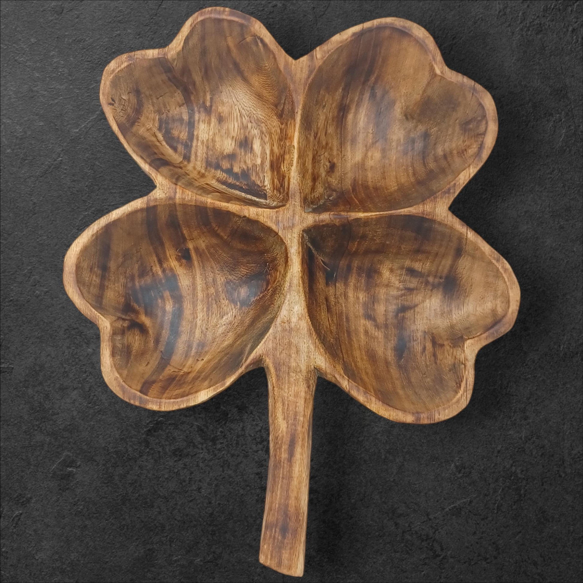 Olivewood Charcuterie Board: Tulip Shaped, Rustic Snack Tray