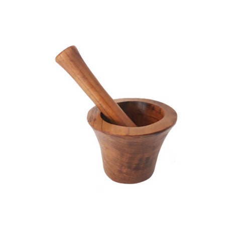 Traditional Olive Wood Pestle and Mortar | Rustic Pestle and Mortar | Herb Grinder | Host kitchen gift | Rustic Wooden Pestle and Mortar