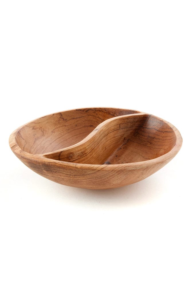 Wooden snack bowl, Small wooden bowl, Divided wood bowl, Wooden bowl handmade, Round wood bowl, oval wood bowl, gift idea, Decorative bowl