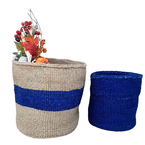 Set of baskets, Planter baskets, Woven baskets, Colorful baskets, Decorative baskets, Christmas gift, Handwoven gift, Mom gift, Her gift