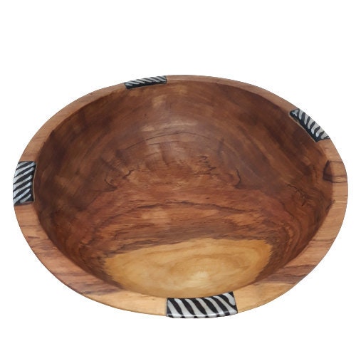 Round wood bowl, Wooden bowl handmade, Salad bowl, wooden serving bowl, Large wood bowl, rustic wood bowl, Housewarming gift, Hostess gift