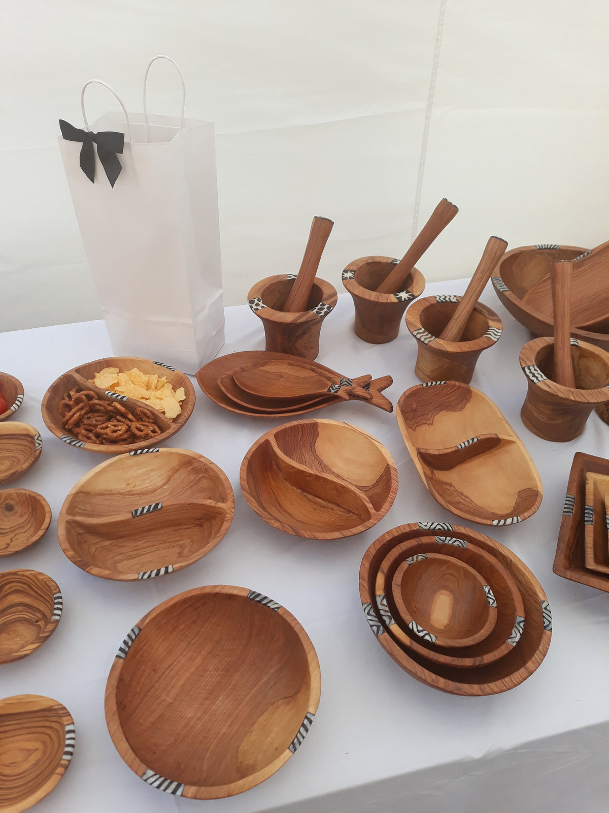 Wooden bowl set, Handmade bowls, wooden serving bowls, rustic wooden bowls, Rustic dough bowls , Housewarming gift, Chef gift, wooden gift,