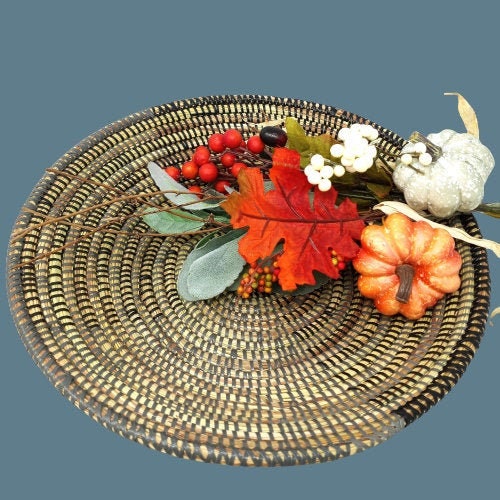 Woven wall basket, Wall hanging baskets, Basket wall decor, African wall basket, woven bowls, Hanging wall baskets, Decorative baskets
