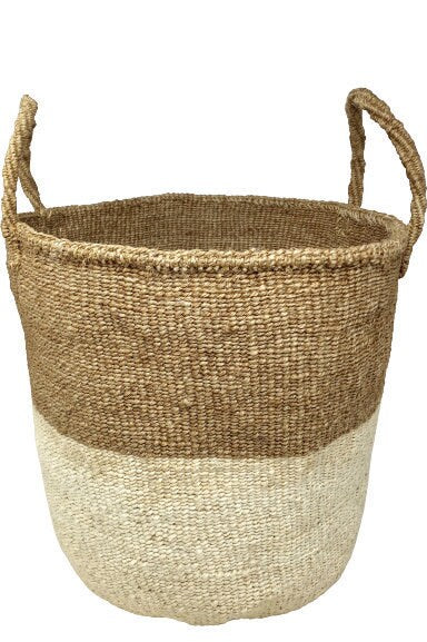 African storage basket, Woven storage basket, basket planter Large, sisal basket, Floor baskets, Large Plant basket, woven hamper basket
