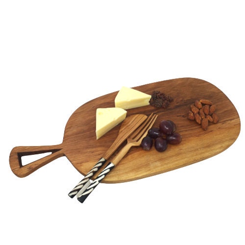 Olive wood cheese board, Rustic cheese board, cutting board, Farmhouse Kitchen board, Cheese board with handle, Sustainable wood board